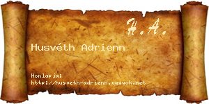 Husvéth Adrienn névjegykártya