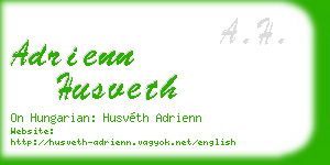 adrienn husveth business card